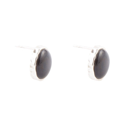 Black Onyx Post Earrings Barse Jewelry