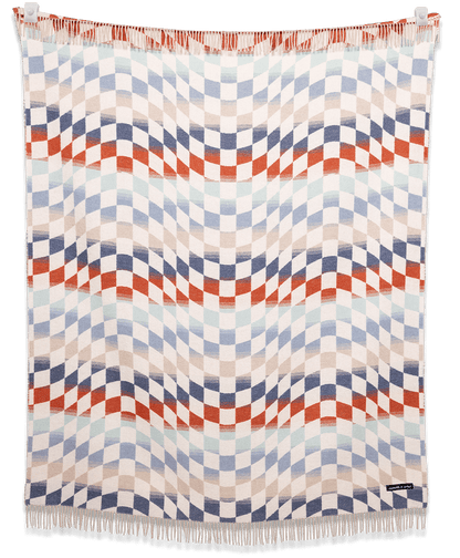 Checkered Oceanside Blanket