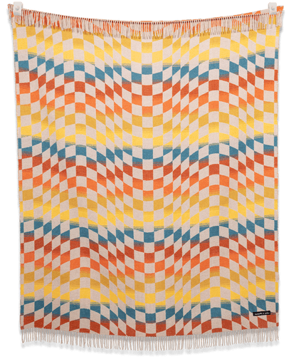 Checkered Santa Cruz Blanket