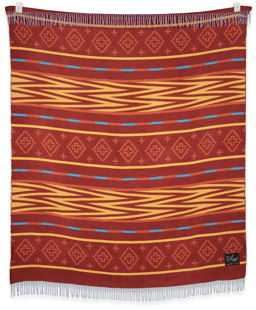 Legacy Red Bottom Blanket