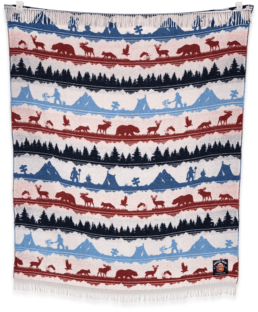 Smokey Bear Ramble Blanket