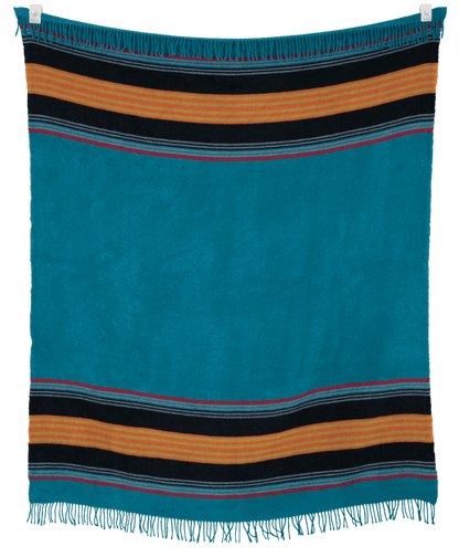 Yellowstone Teal Blanket