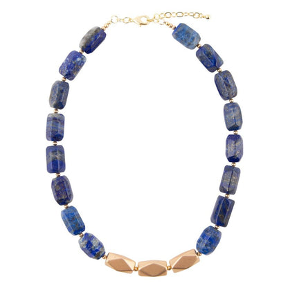 Blue Lapis Nugget Necklace Barse Jewelry