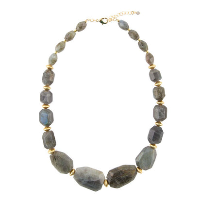 Bold Labradorite Statement Necklace Barse Jewelry