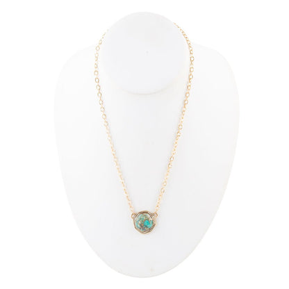 Bronze Infused Turquoise Necklace Barse Jewelry