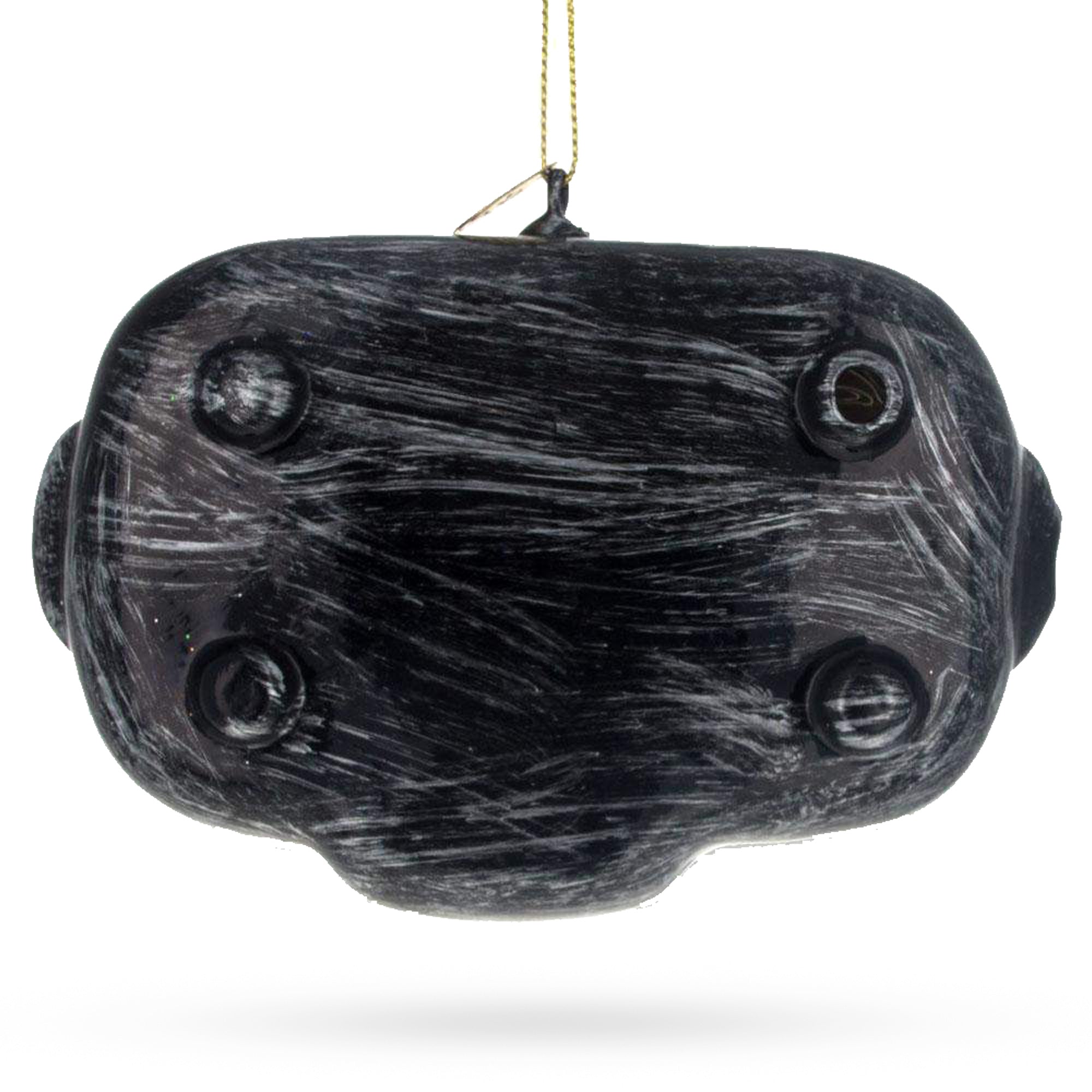 Barbecue Grill Glass Christmas Ornament