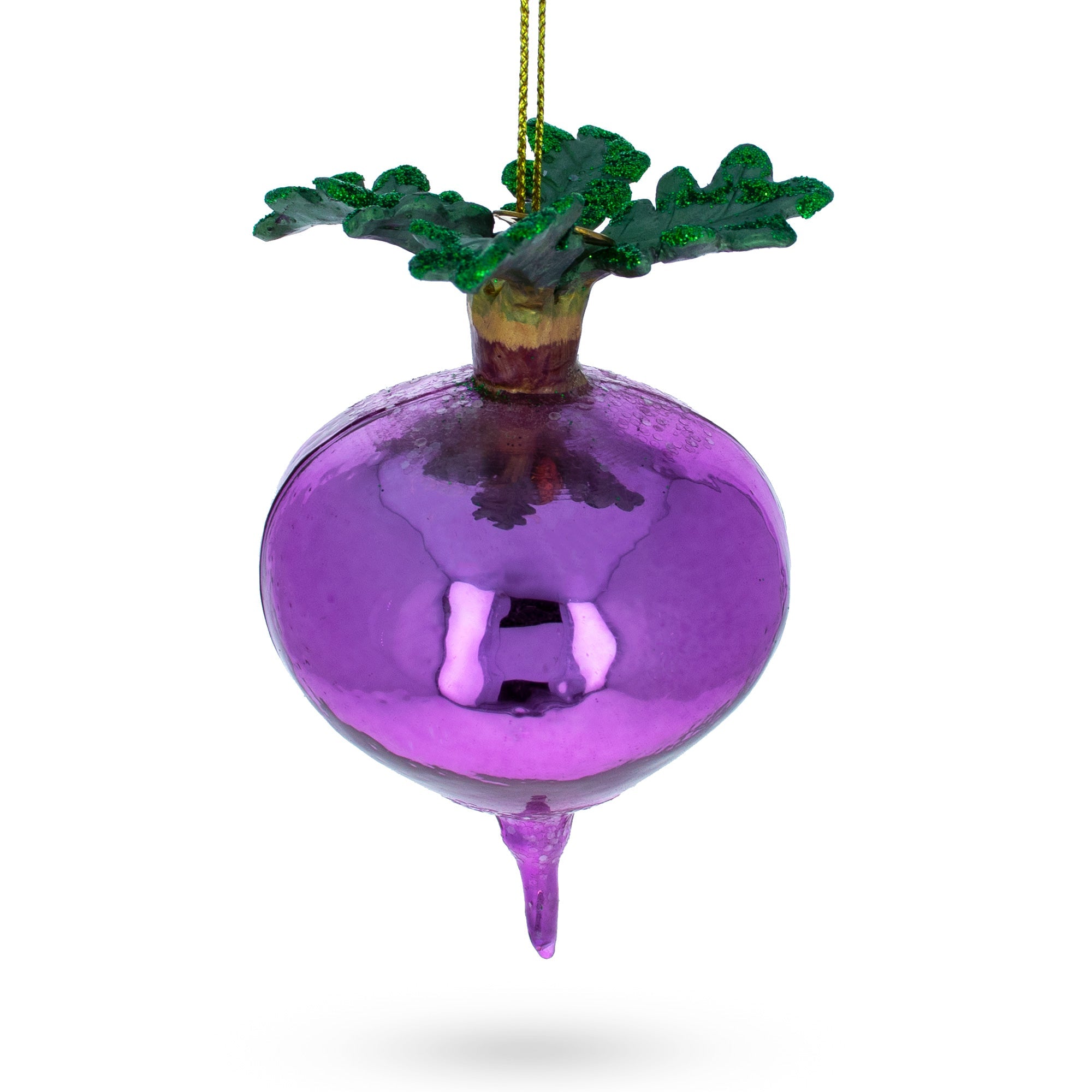 Beetroot Glass Christmas Ornament BestPysanky