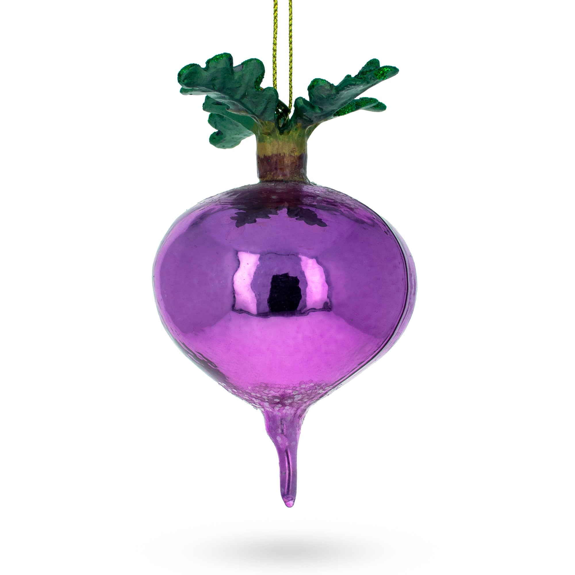 Beetroot Glass Christmas Ornament BestPysanky