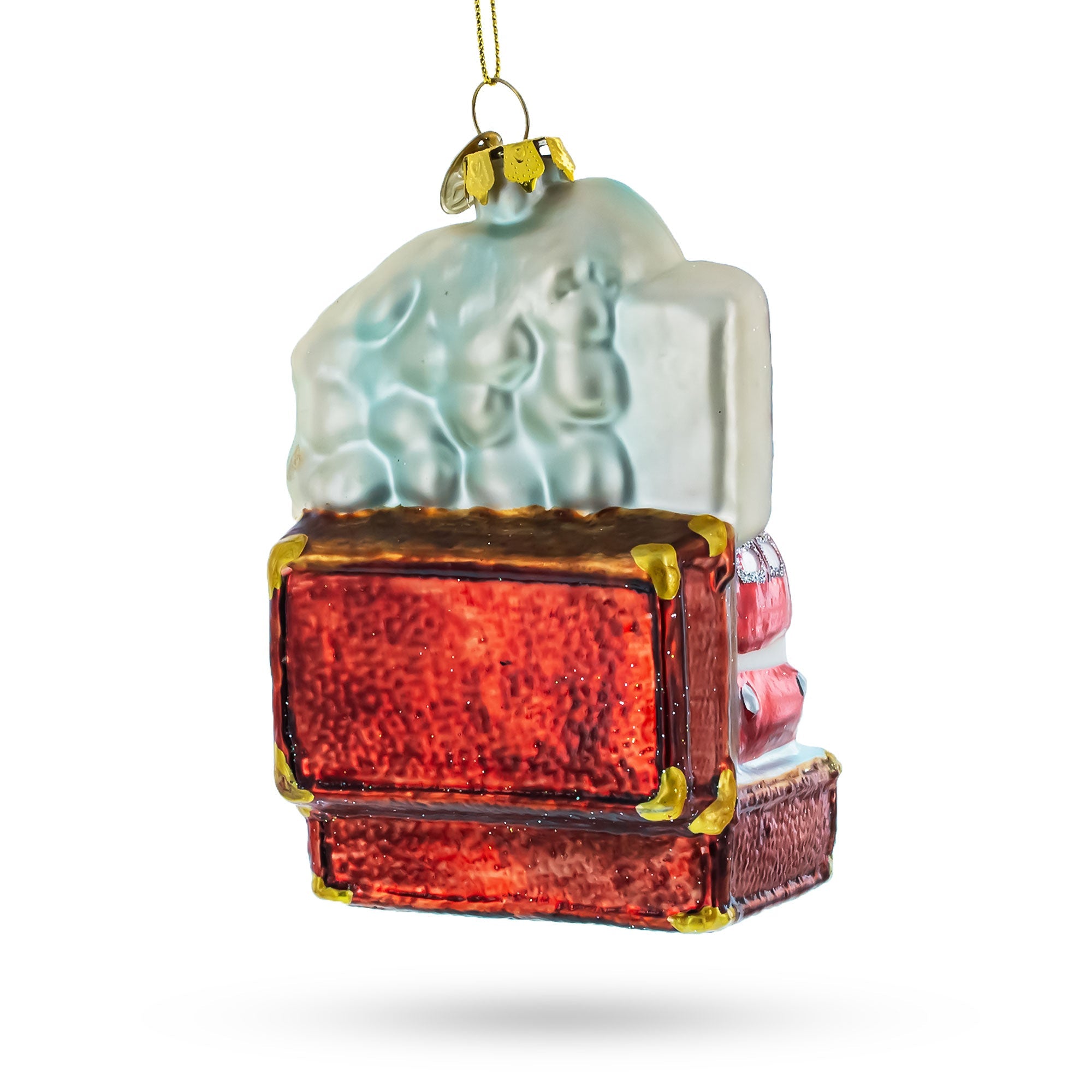 London Landmarks, United Kingdom Glass Christmas Ornament