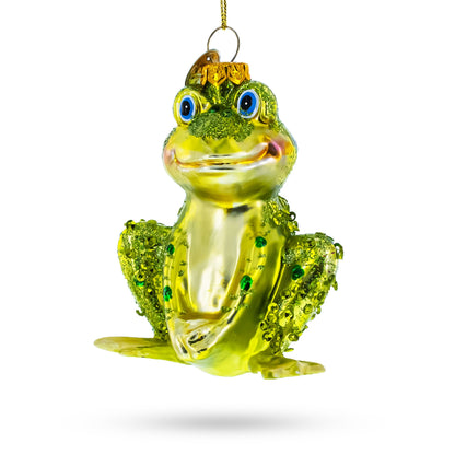 Shimmering Frog Glass Christmas Ornament BestPysanky