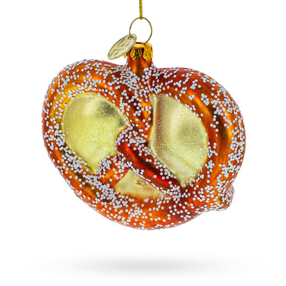 Twisted Pretzel Glass Christmas Ornament BestPysanky