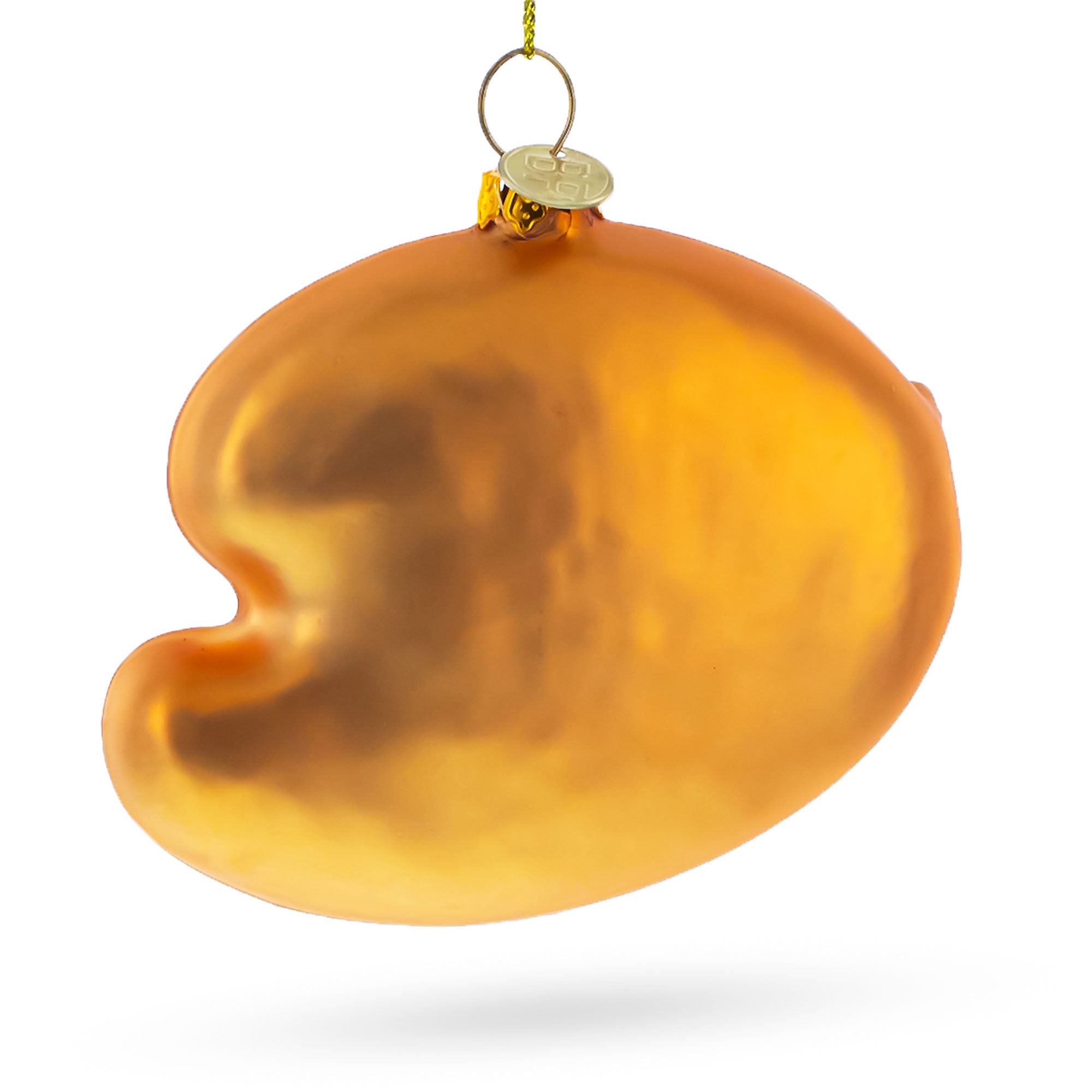 Artist's Palette Glass Christmas Ornament