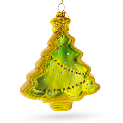 Snowman NOEL Christmas Tree Glass Ornament