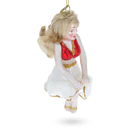 Screen Legend Glass Christmas Ornament