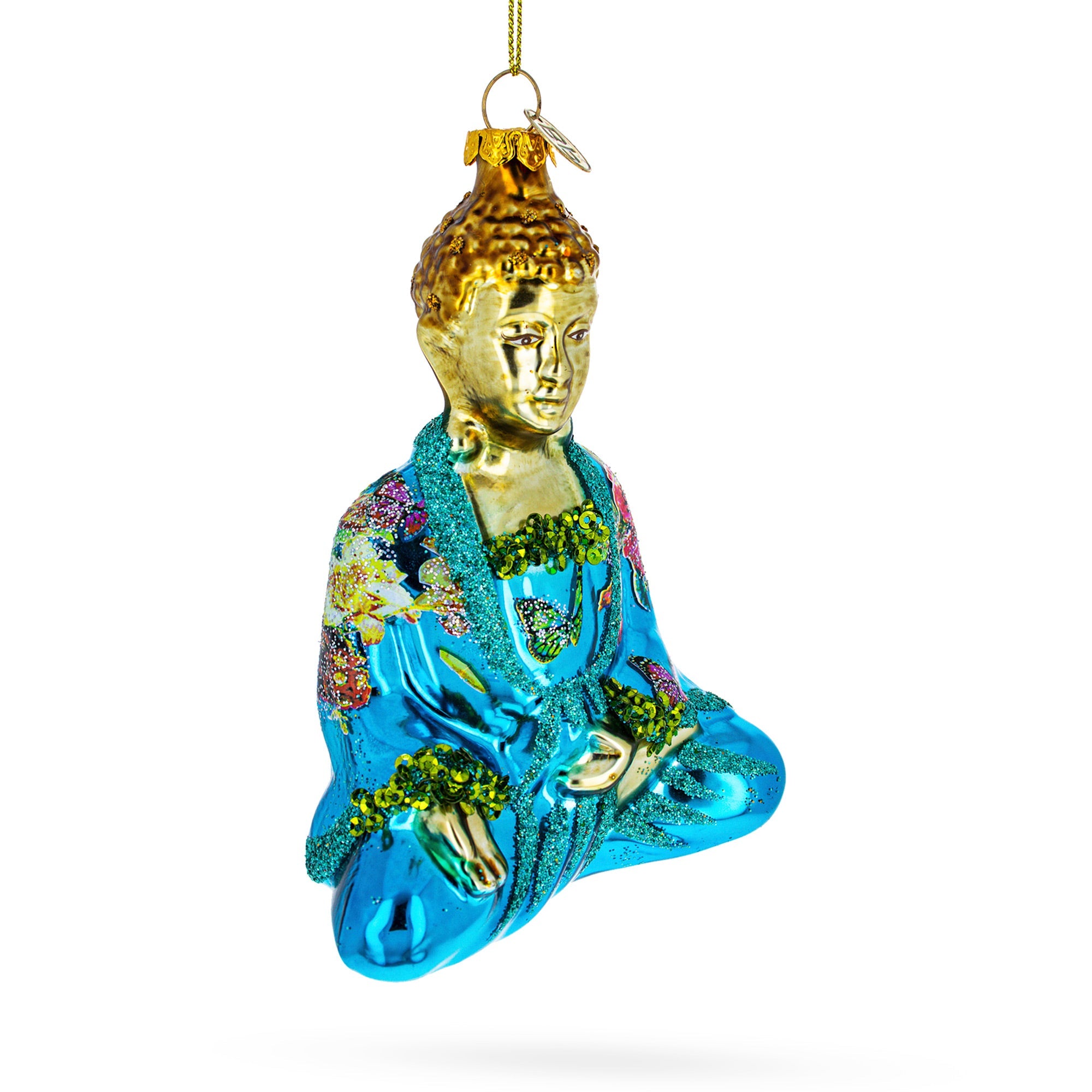 Buddha Glass Christmas Ornament BestPysanky