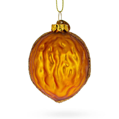 Walnut Glass Christmas Ornament