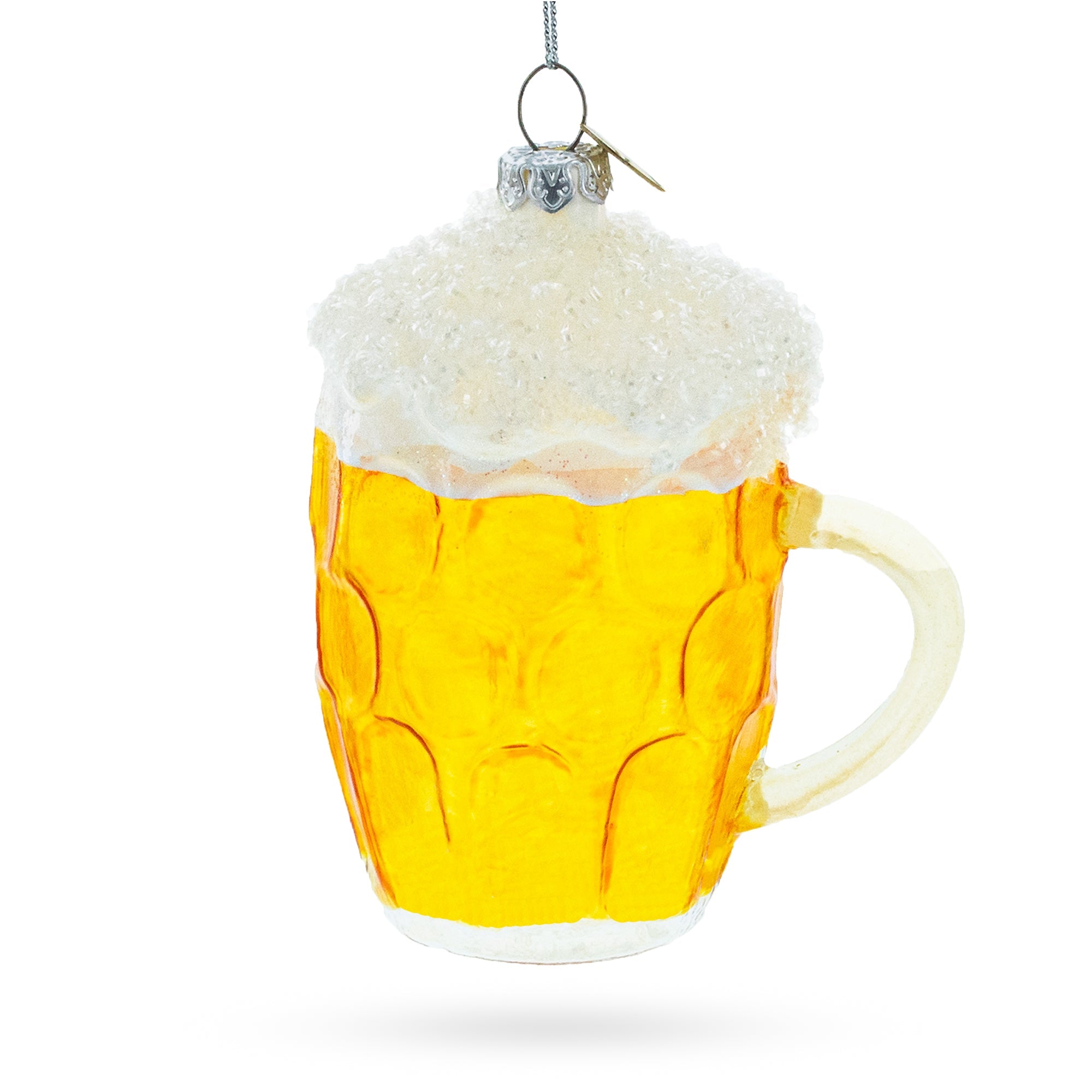 Glass of Foamy Beer Glass Christmas Ornament