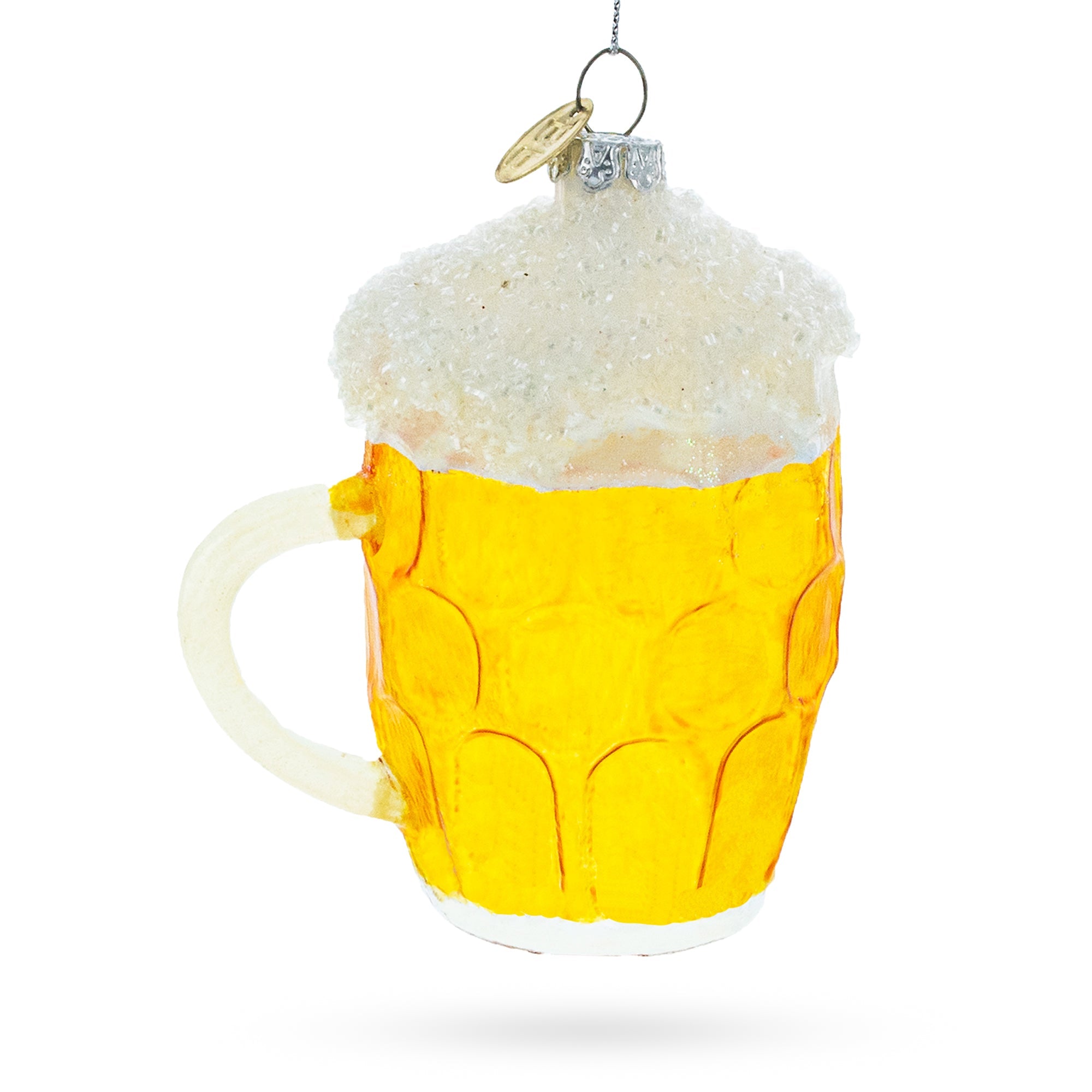 Glass of Foamy Beer Glass Christmas Ornament