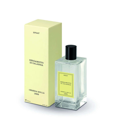 Cereria Molla - Premium Spray - Transparent 3.4 fl oz / 100 ml -  Bergamotto di Calabria - Coastous