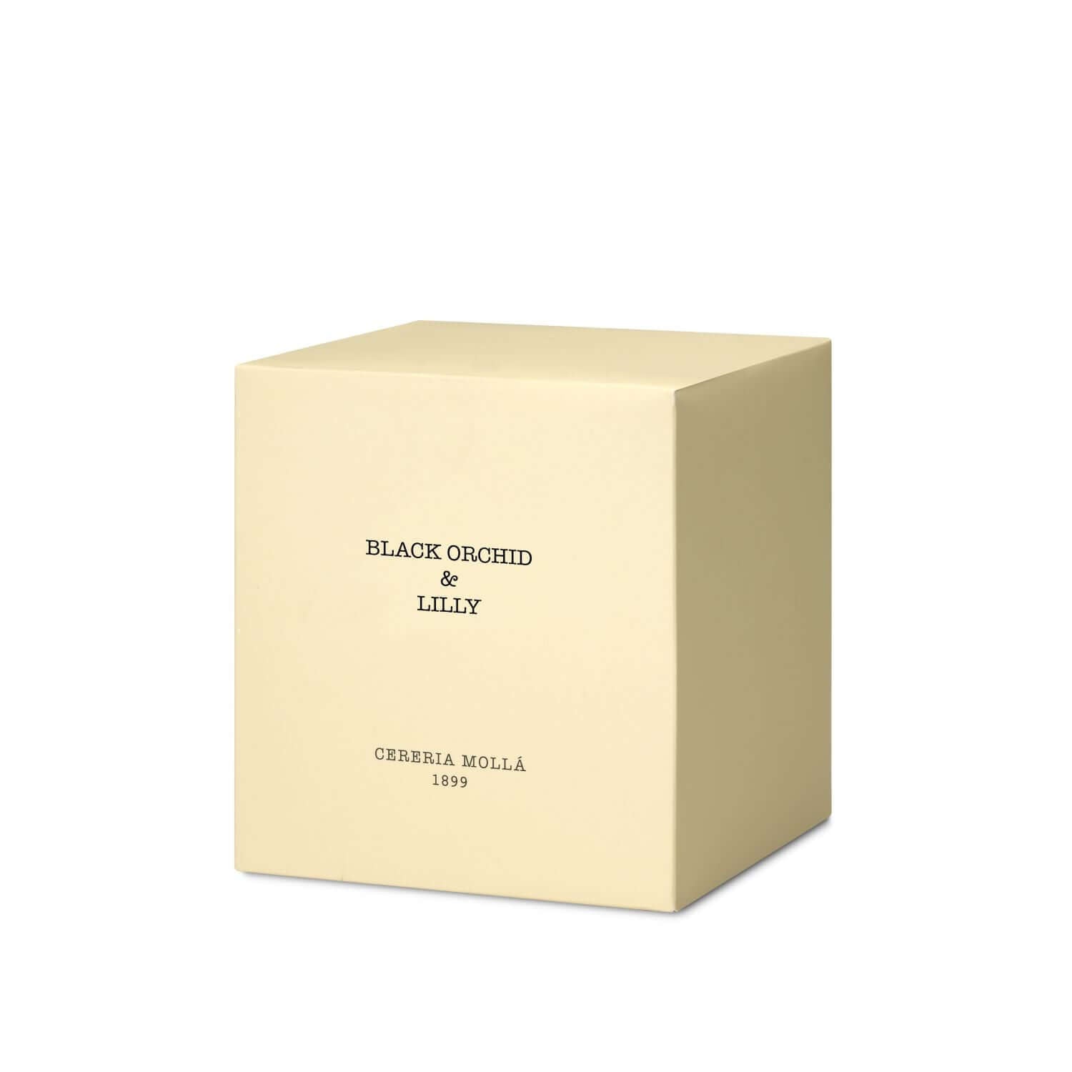 Cereria Molla - Black Orchid & Lily Ivory 3 wick XL Candle - 21 oz / 600 g - Coastous