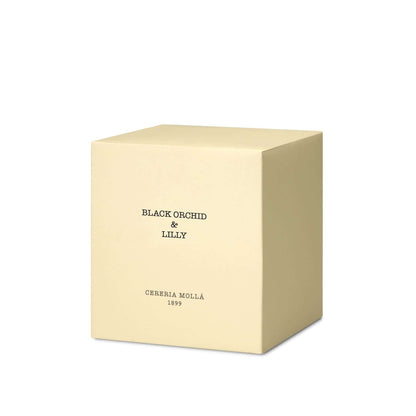 Cereria Molla - Black Orchid & Lily Ivory 3 wick XL Candle - 21 oz / 600 g - Coastous