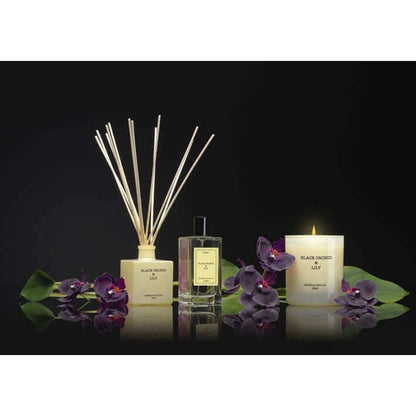 Cereria Molla - Black Orchid & Lily Ivory Premium Candle - 8 oz / 230 g - Coastous