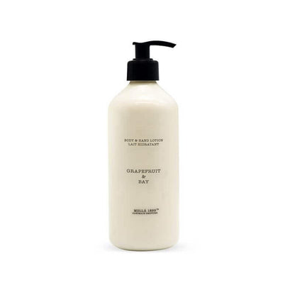 Cereria Molla - Body & Hand Lotion - 16.9 fl oz / 500 ml -  Grapefruit & Bay Black - Coastous