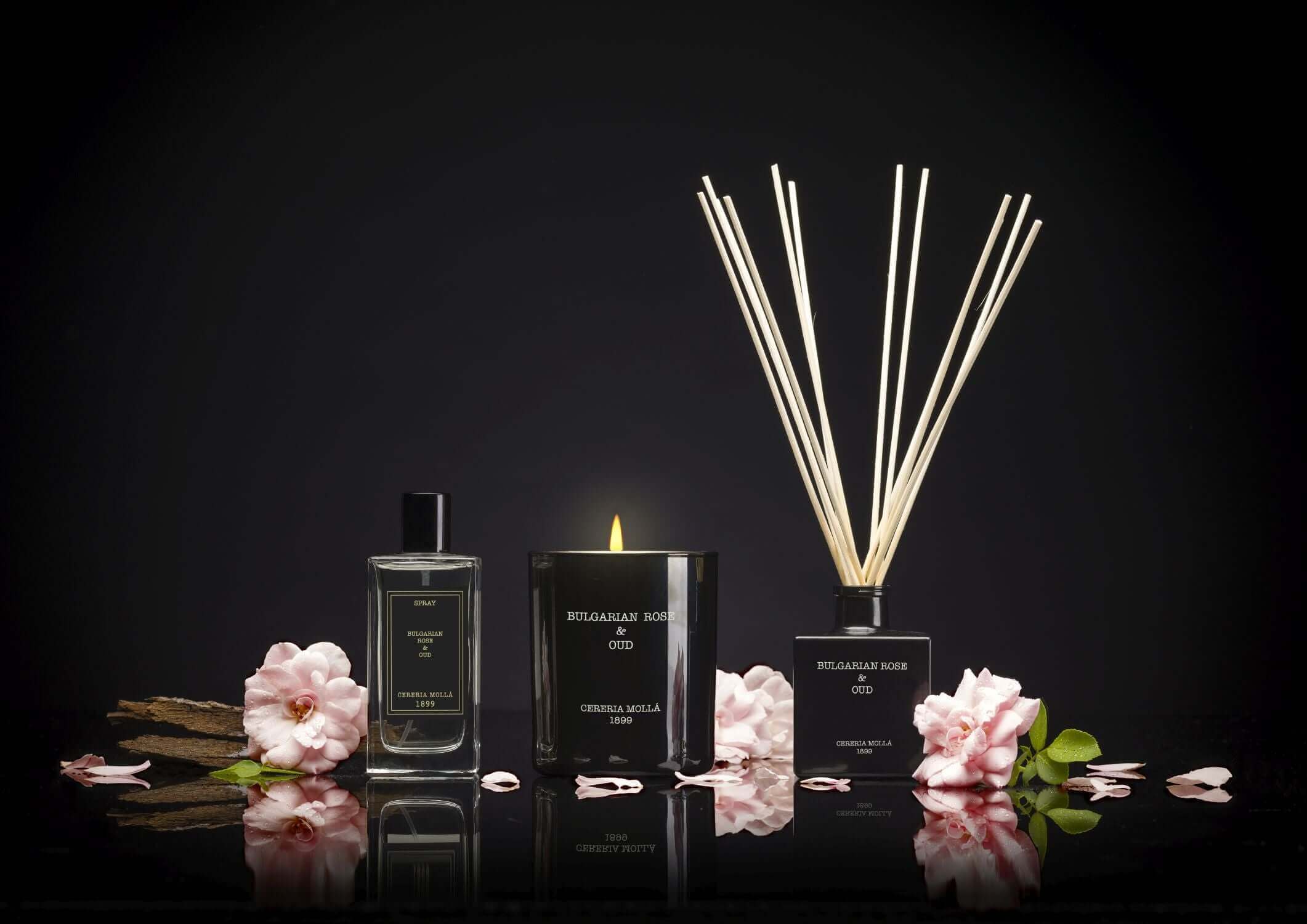 Cereria Molla - Bulgarian Rose & Oud Diffuser - Coastous