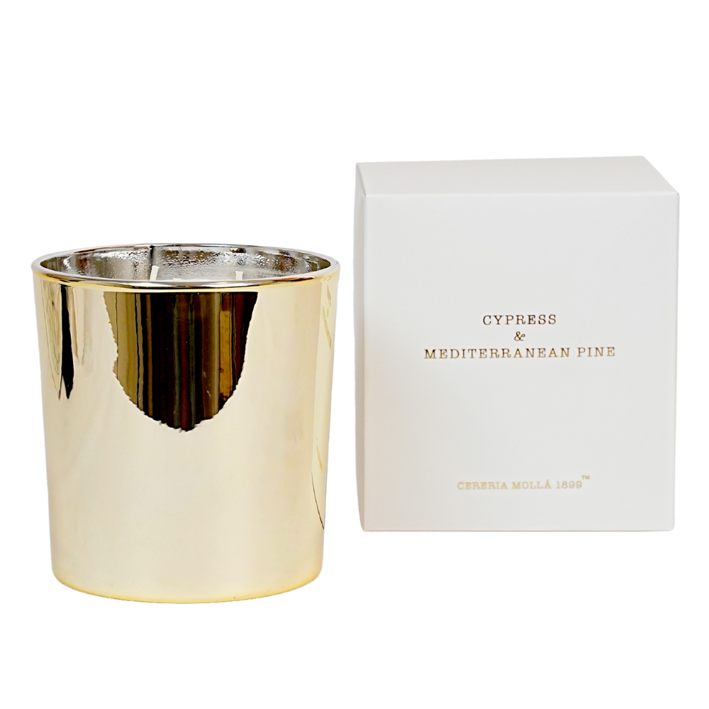 Cereria Molla - Cypress & Mediterranean Pine Holiday Candle - Coastous