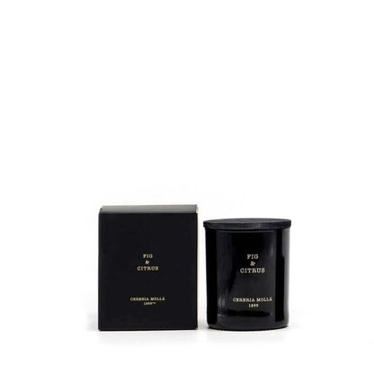 Cereria Molla - Fig & Citrus Black Premium Candle - 8 oz / 230 g - Coastous