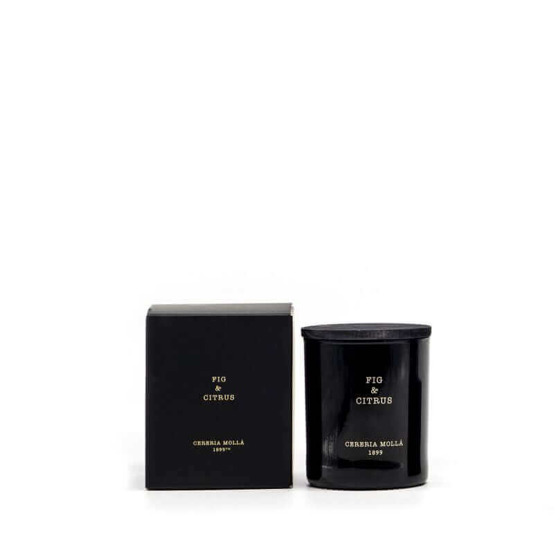 Cereria Molla - Fig & Citrus Black Premium Candle - 8 oz / 230 g - Coastous