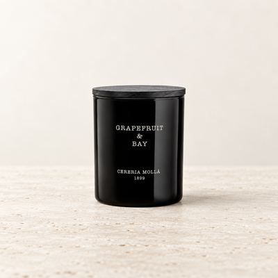 Cereria Molla Grapefruit & Bay 230 g candle, clear product view