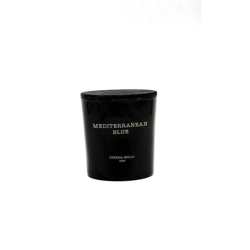 Cereria Molla - Mediterranean Blue Black 3 wick XL Candle - 21 oz / 600 g - Coastous
