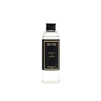 Cereria Molla - Premium Diffuser Refill - 6.7 fl oz / 200 ml. -  Santal & Tonka - Coastous