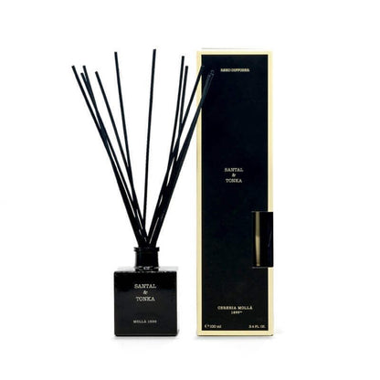 Cereria Molla - Premium Reed Diffuser - Santal & Tonka - Coastous