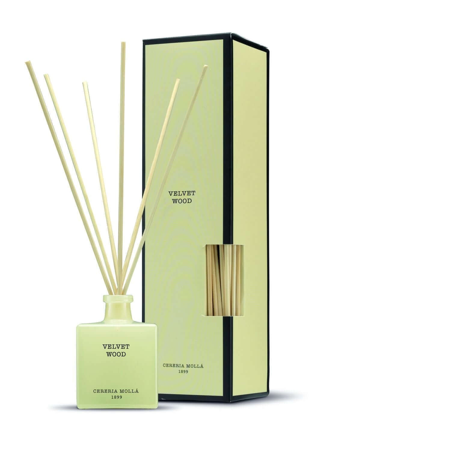 Cereria Molla - Premium Reed Diffuser - Velvet Wood - Coastous