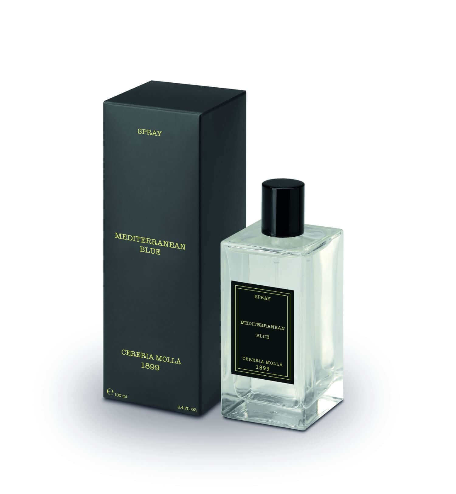 Cereria Molla - Premium Spray - Transparent 3.4 fl oz / 100 ml -  Mediterranean Blue - Coastous