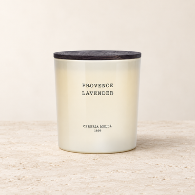 Cereria Molla Provence Lavender XL 600 g candle, clear product view