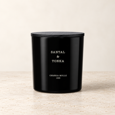 Cereria Molla Santal & Tonka XL 600 g candle, clear product view