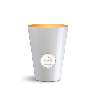 Cereria Molla - Tobacco & Amber White & Gold Premium Candle   