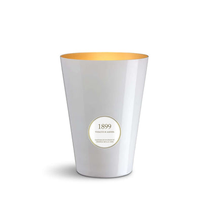 Cereria Molla - Tobacco & Amber White & Gold Premium Candle -   -  Coastous