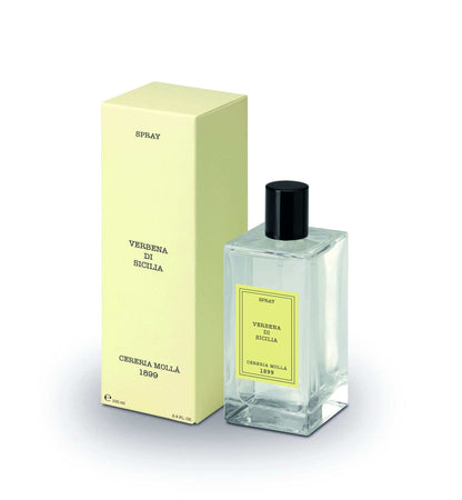Cereria Molla - Premium Spray - Transparent 3.4 fl oz / 100 ml -  Verbena di Sicilia - Coastous