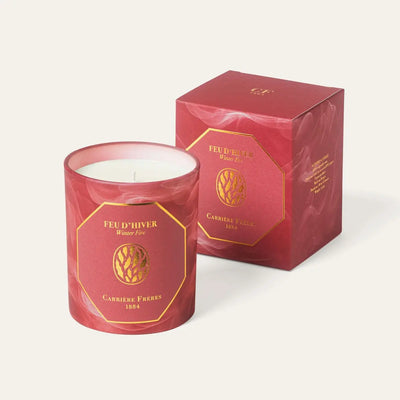 Carrière Frères - Winter Fire Candle 6.5 oz   