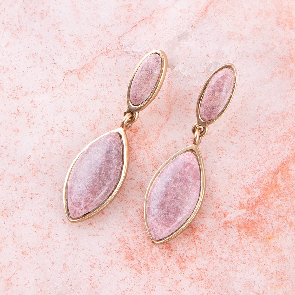 Champion Double Drop Rhodonite Earrings Barse Jewelry