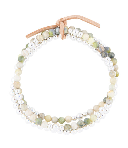 Chartruese Lemon Jade Bracelet Set Barse Jewelry