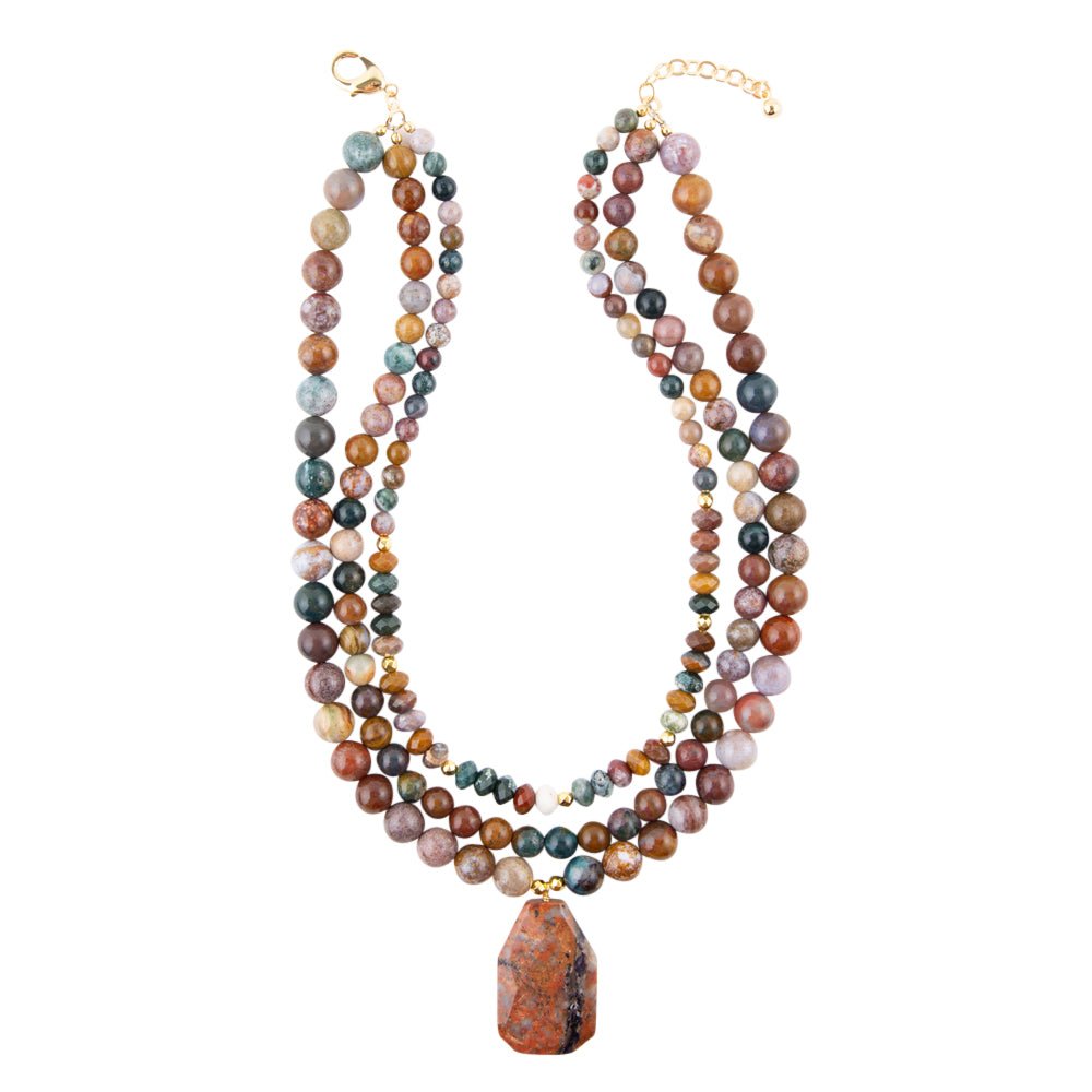 Cheyenne Jasper Statement Necklace Barse Jewelry