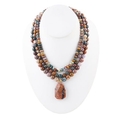 Cheyenne Jasper Statement Necklace Barse Jewelry