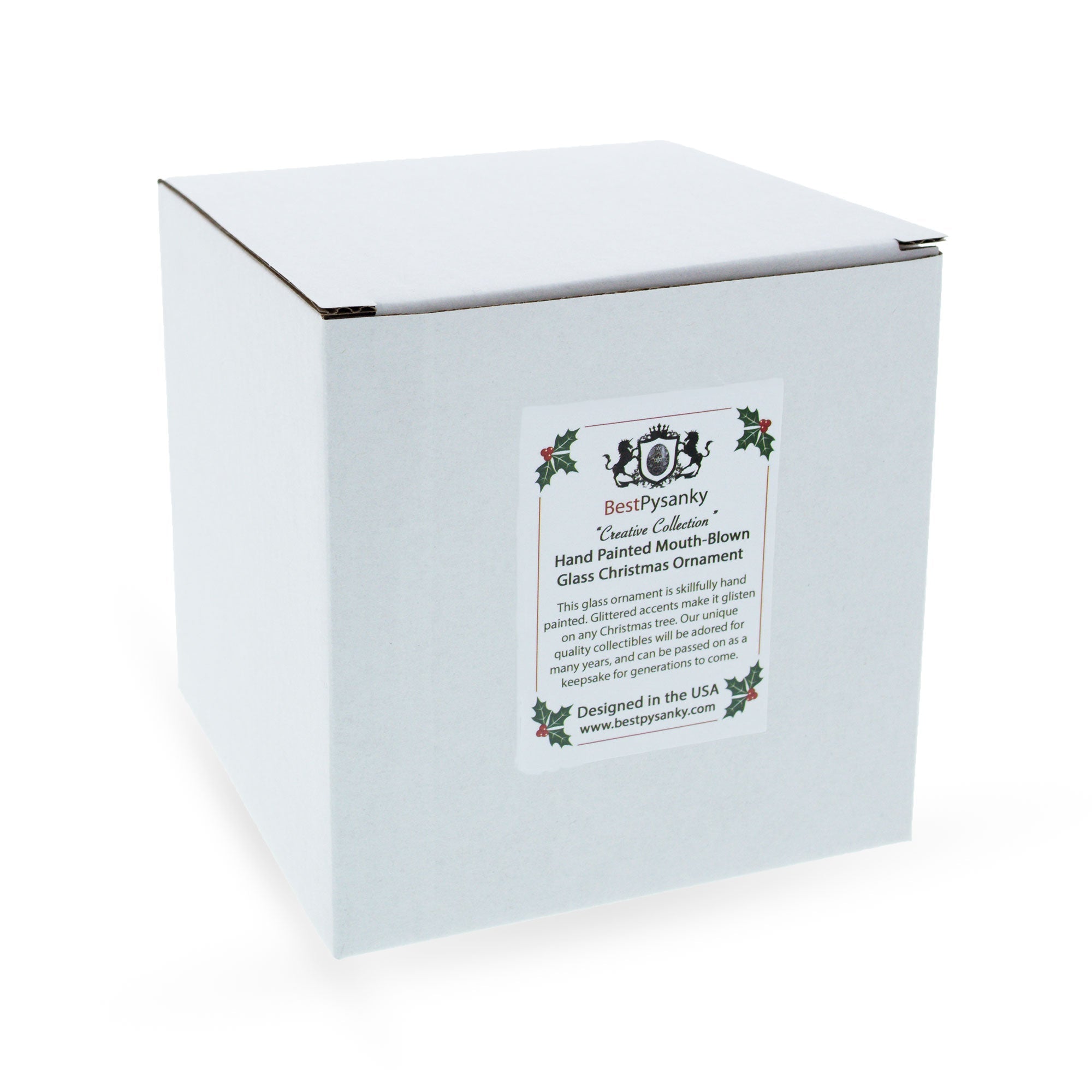 Irish Santa Sitting on a Whiskey Barrel Glass Christmas Ornament