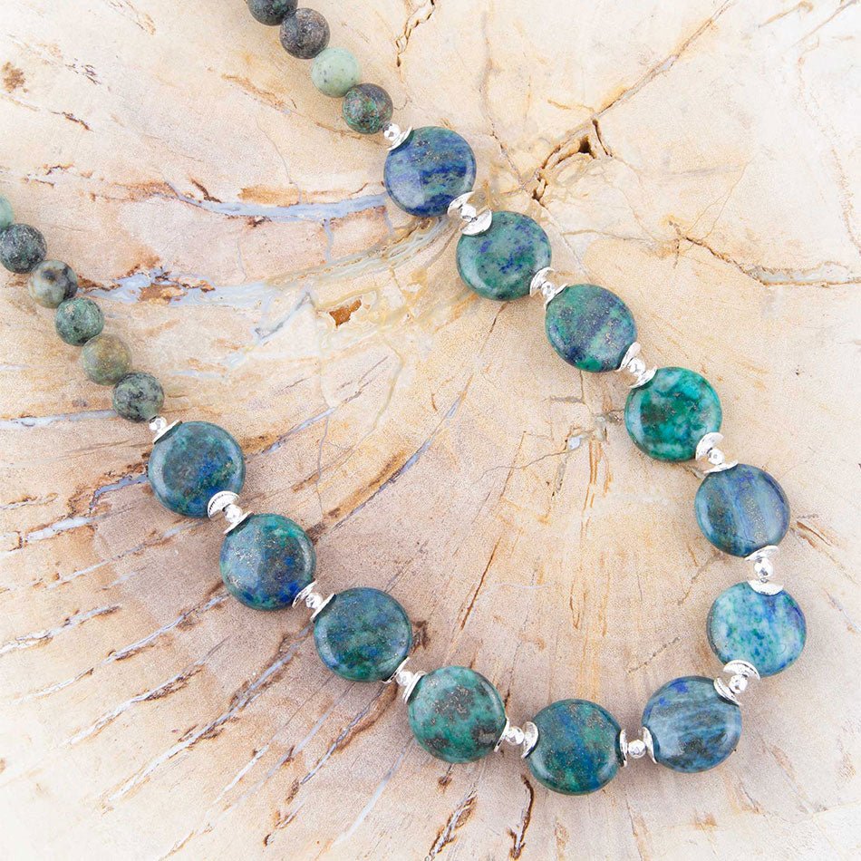 Chrysocolla Chunky Necklace Barse Jewelry