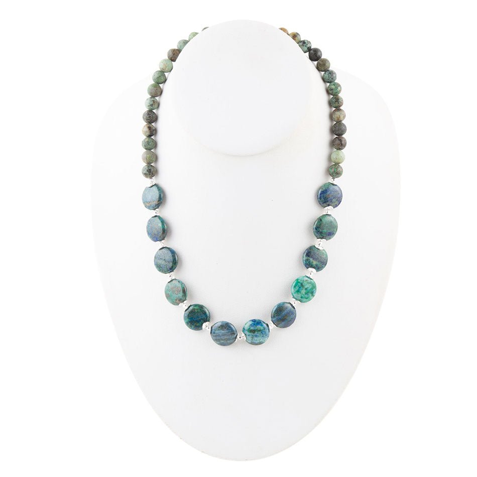 Chrysocolla Chunky Necklace Barse Jewelry